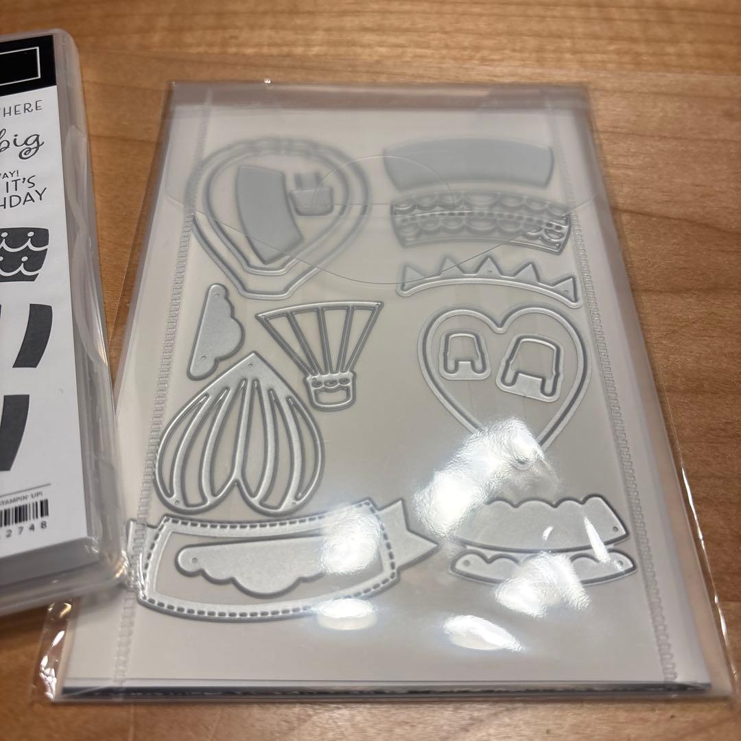 未使用⭐︎気球スタンプ&Hot Air Balloon スタンピンアップ