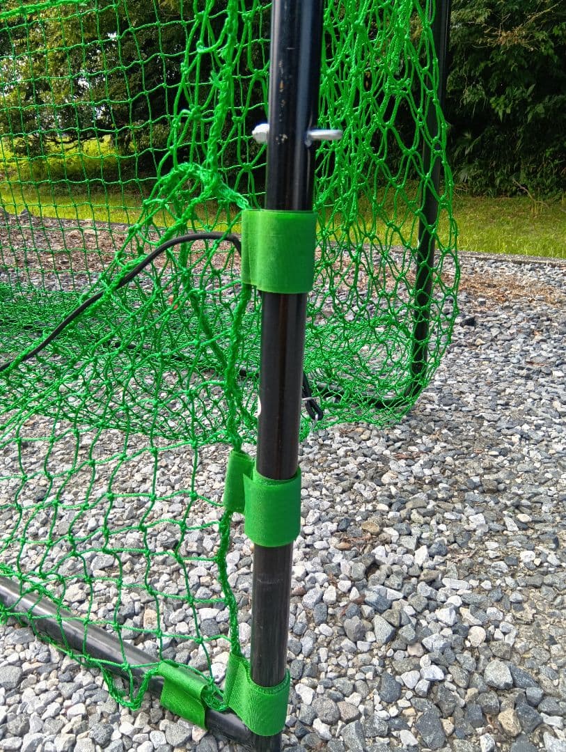 美品　200×200　硬式　大型バッティングネット 緑色 ターゲット付き　野球