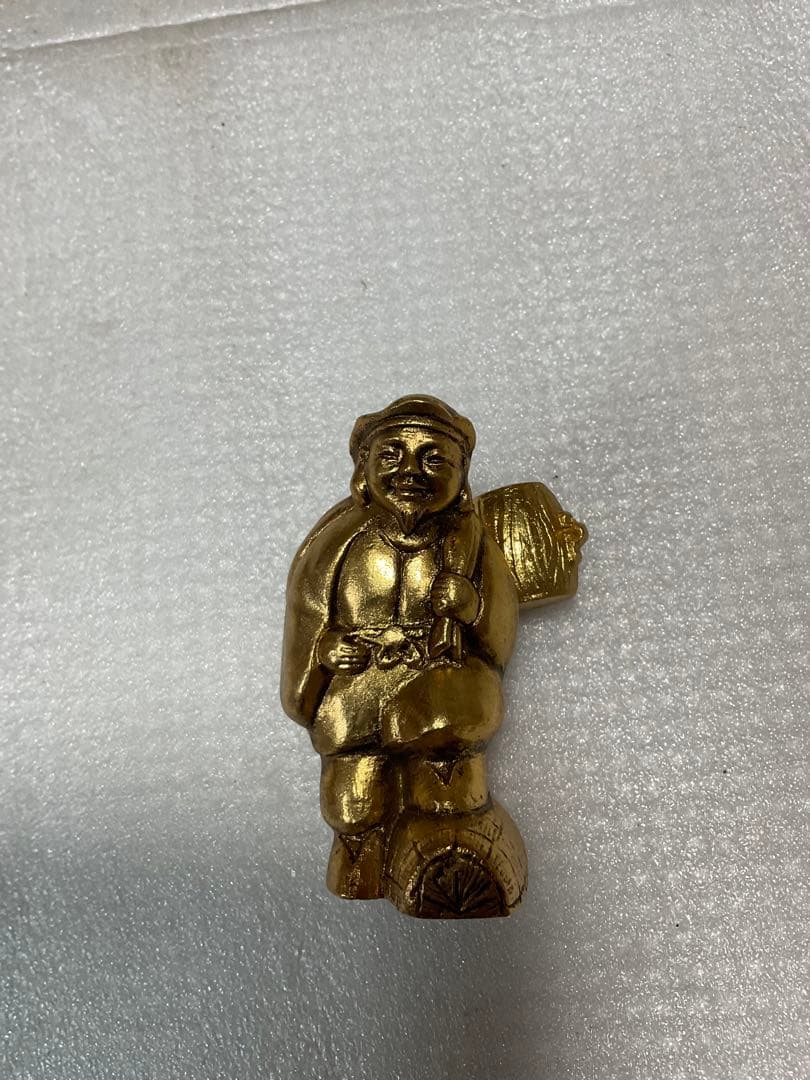 鉄製・七福神。総重量／1.7kg【ケース無し、重量がございます】。