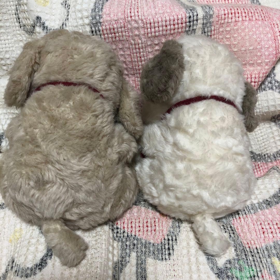 オリエンタルトーイ　うめ吉　お座り　22cm ぬいぐるみ 2こセット　中古品