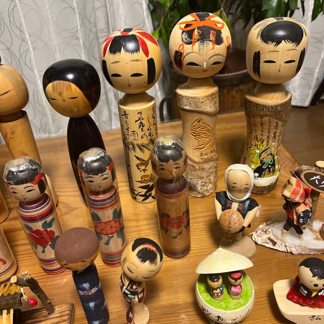昭和レトロ　こけし　人形　伝統　まとめ売り