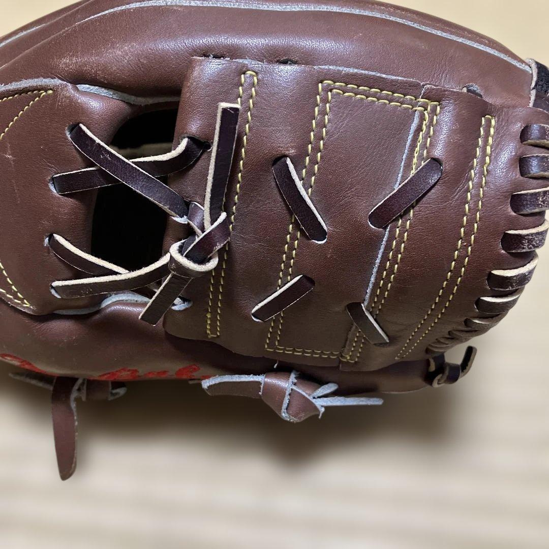 大人用　ミズノ 信義作 オーダー 希少 Mizuno 軟式グローブ　右投げ用