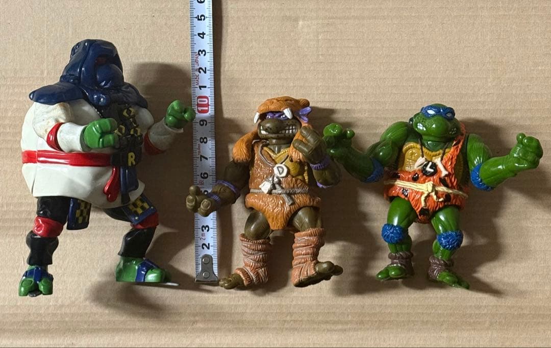 SNT1419 TMNT ミュータントタートルズ フィギュア 3体セット 希少品