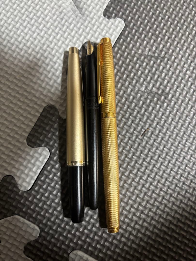 【格安！】万年筆14k×2、k14×1本の計3本セット。　ジャンク品