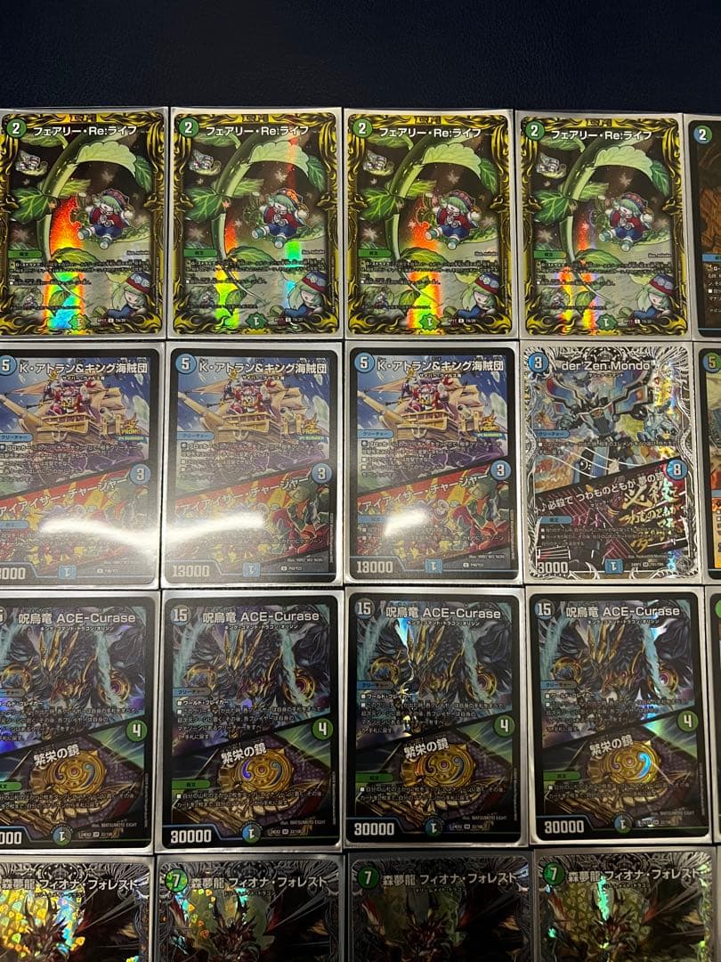 デュエルマスターズ　高レート　フィオナアカシックデッキ　スリーブ付き　即日発送