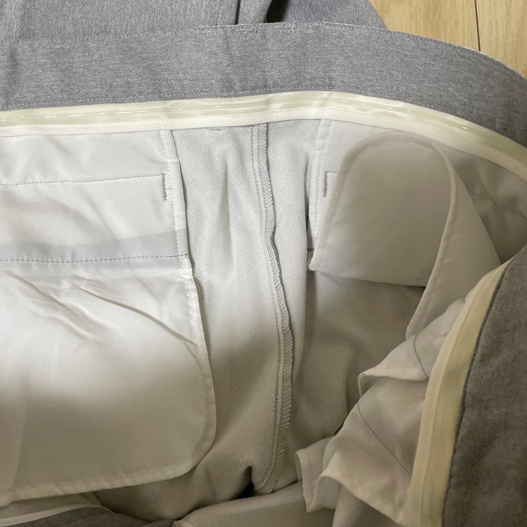 テーラーメイド　ゴルフ　adidas 裏起毛　ゴルフパンツ　グレー