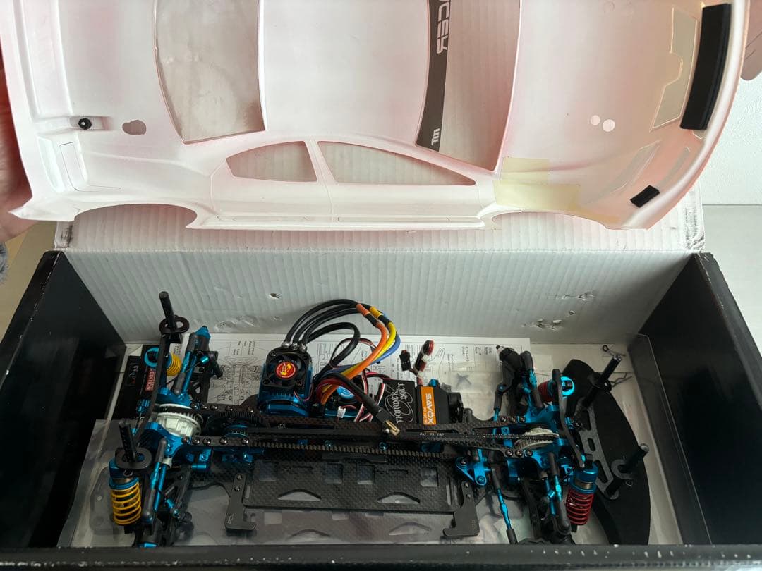 T*E様 限定版　タミヤ TRF417X シャーシキット　メカ付き、新品予備フレ