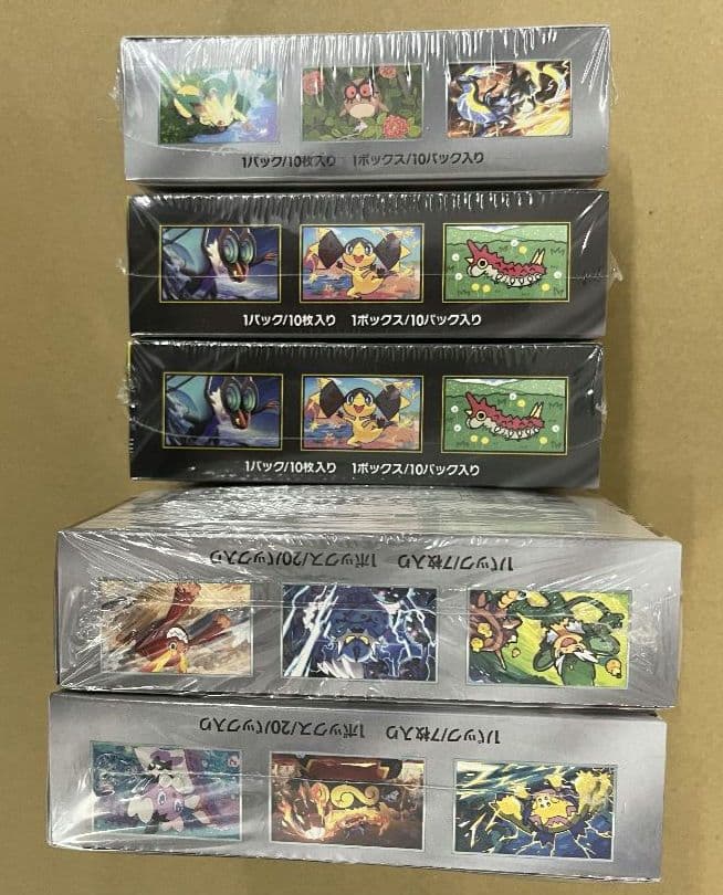 【新品シュリンク有り】人気ポケモンカードBOX5種類