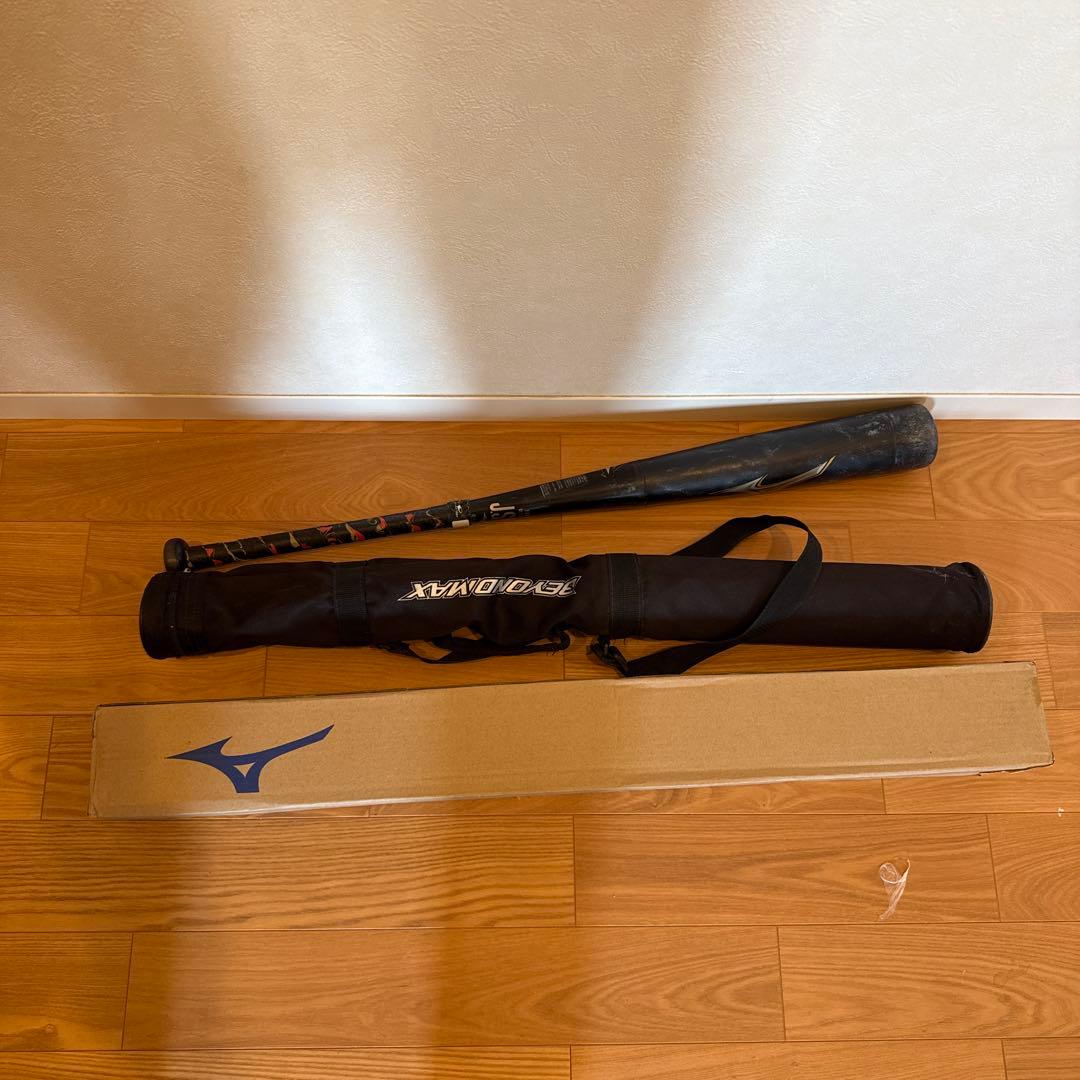 少年軟式用 BEYOND MAX LEGACY 軟式バット 80cm ケース付き