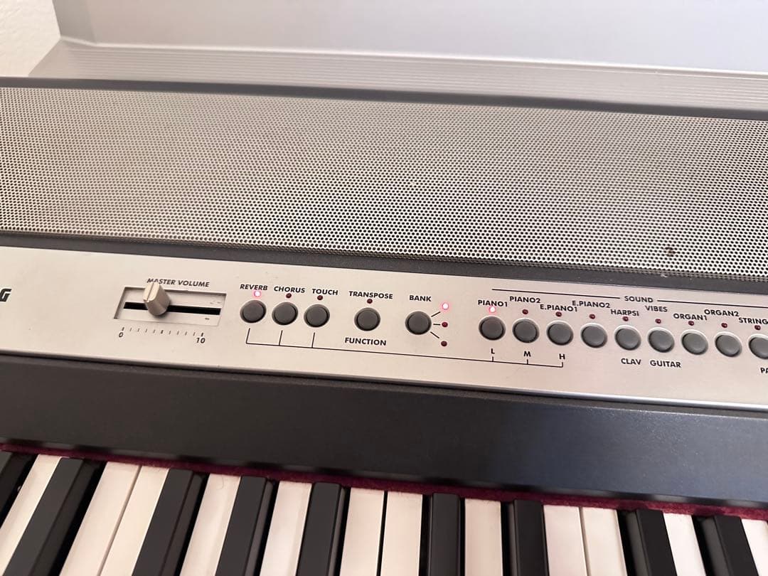 完動品 KORG SP-250 電子ピアノ 88鍵 コルグ イス付 高級 ピアノ