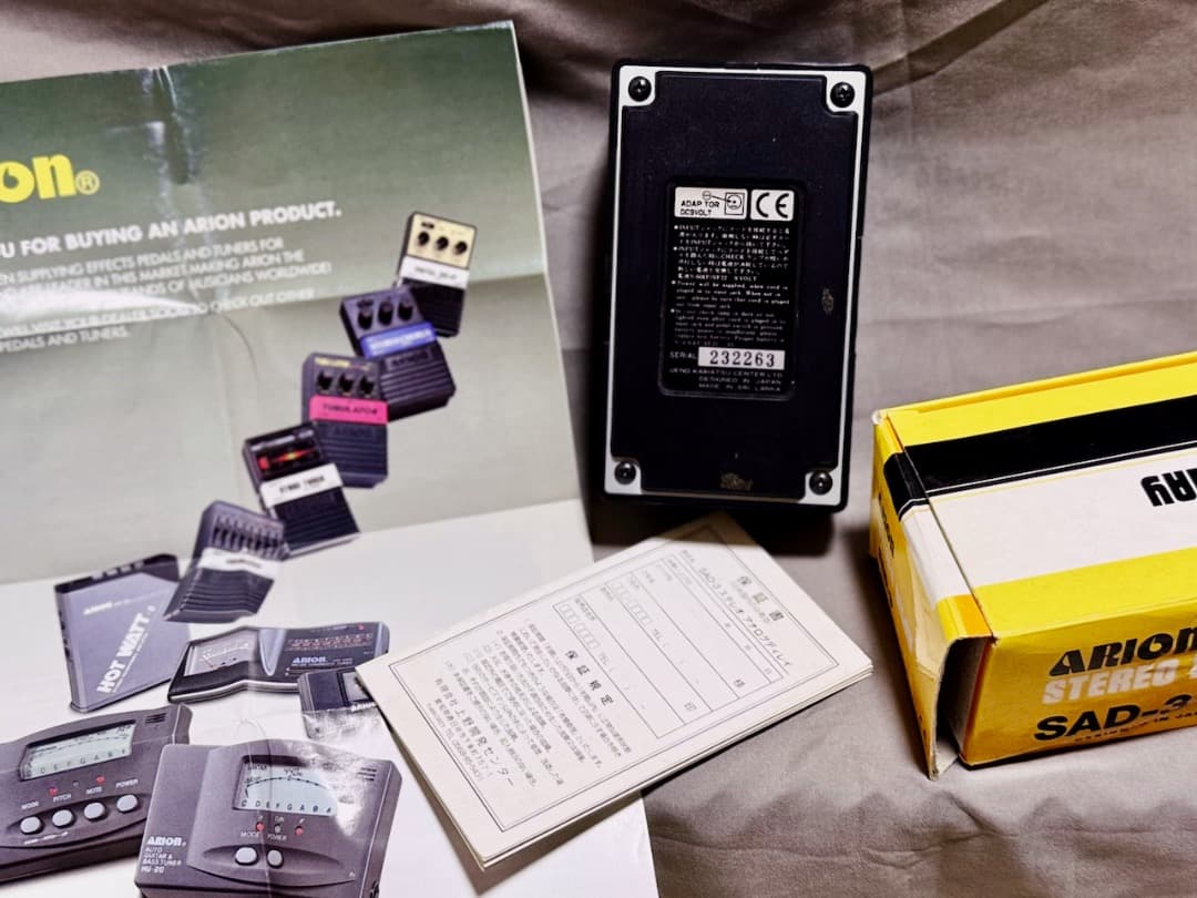 ARION アリオンSCH-Zコーラス＋SAD-3アナログディレイ中古