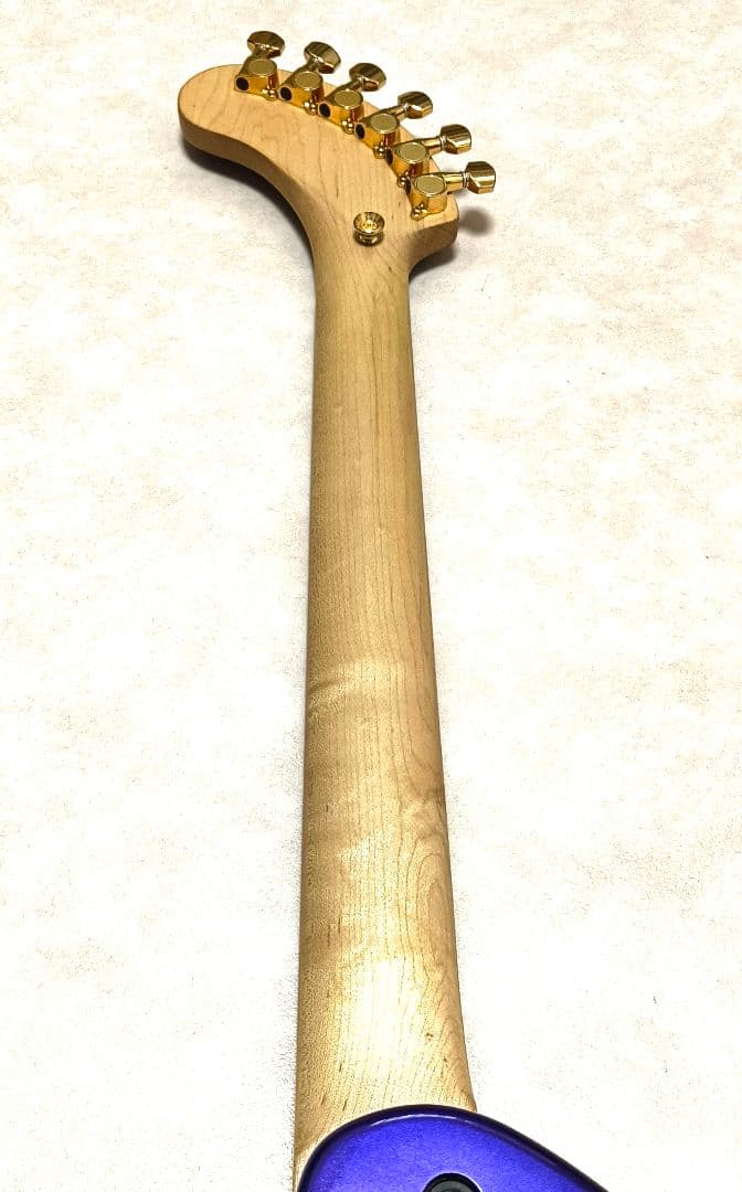 【超美品】ZO-3C メタリックパープル アンプ内蔵ミニギター ソフトケース付