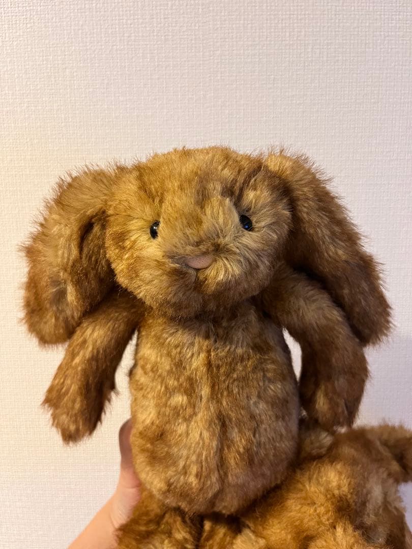 茶色のウサギぬいぐるみ2体セット