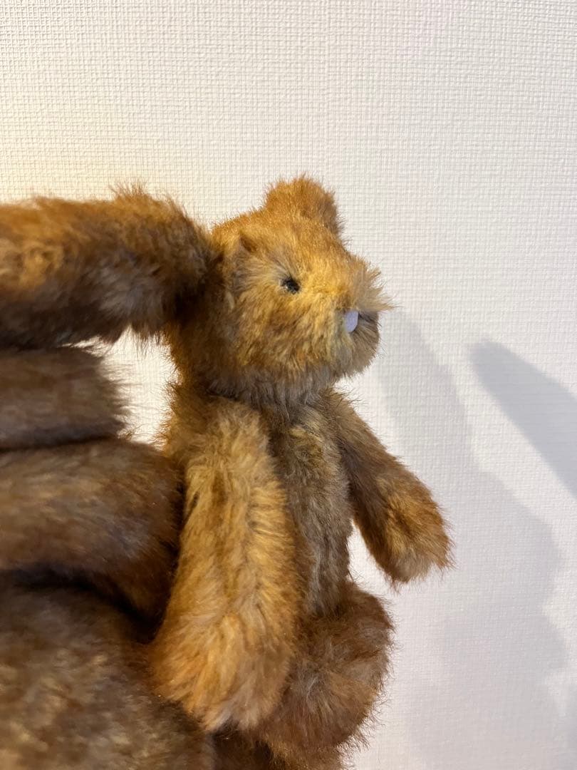 茶色のウサギぬいぐるみ2体セット