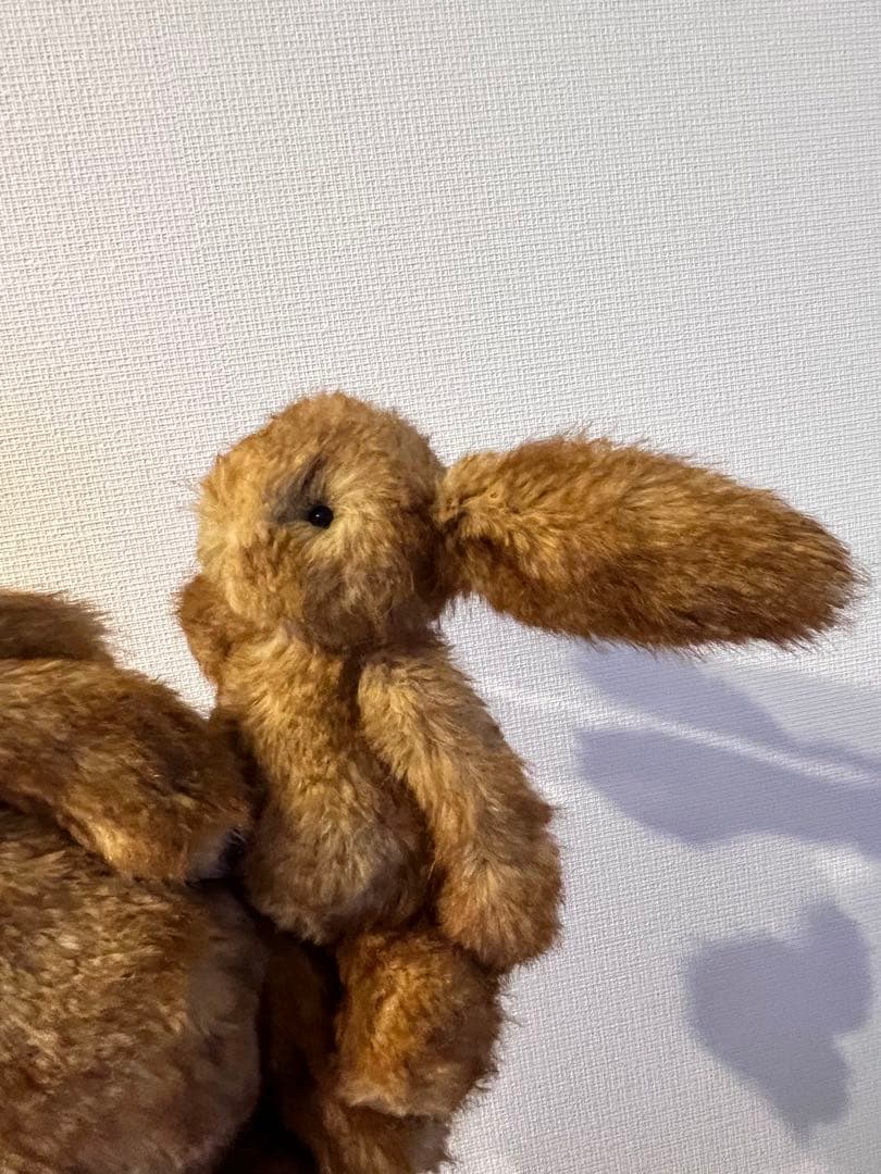 茶色のウサギぬいぐるみ2体セット