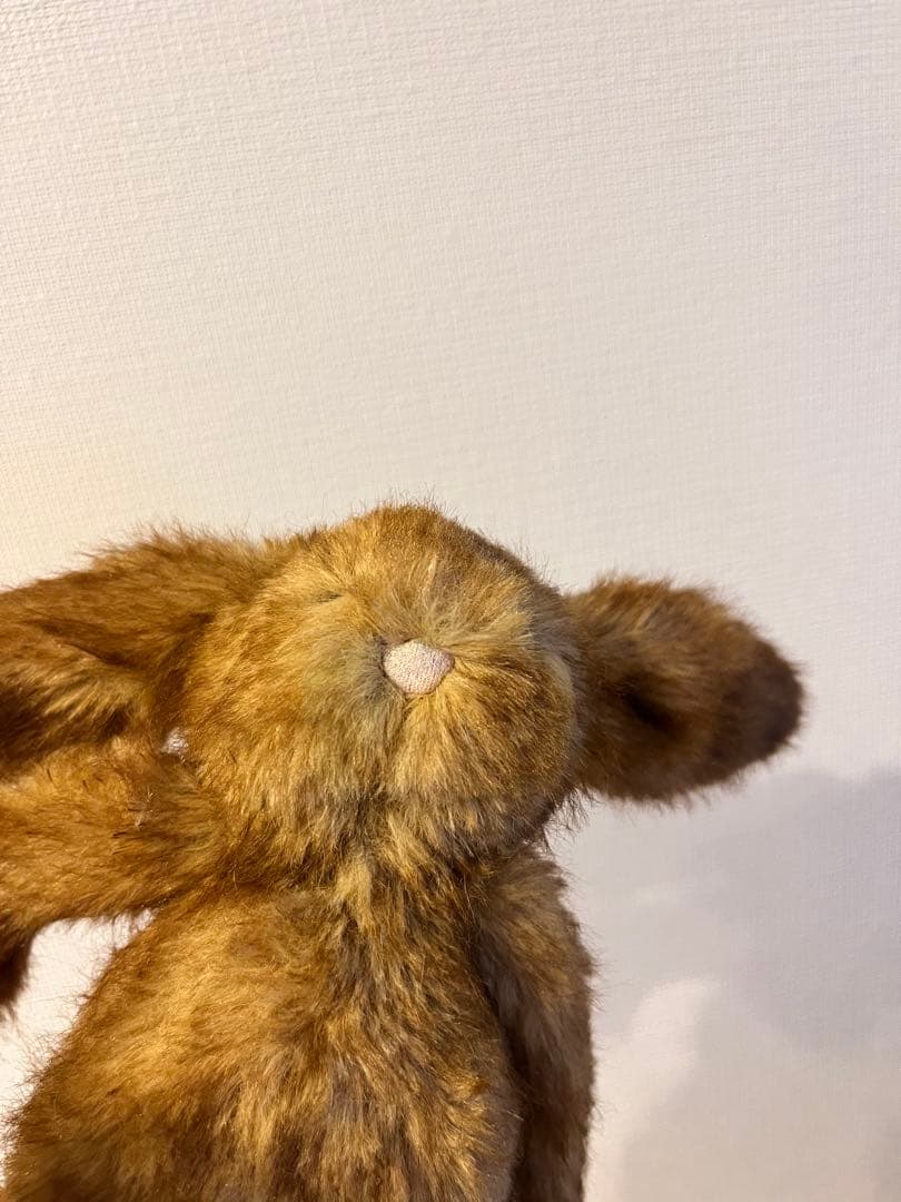 茶色のウサギぬいぐるみ2体セット