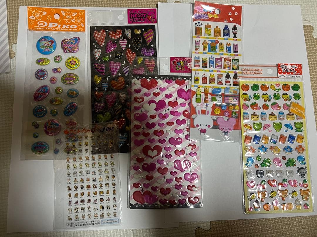 平成レトロ　メモ帳　PIKO シール　まとめ売り