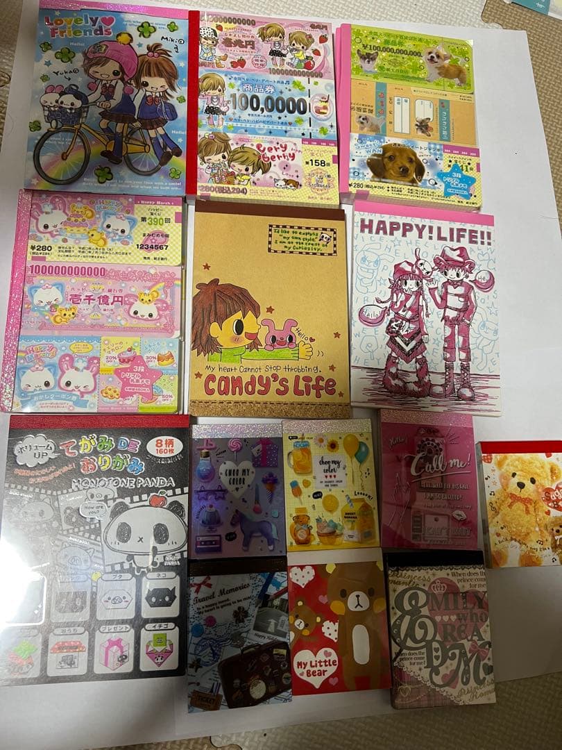 平成レトロ　メモ帳　PIKO シール　まとめ売り