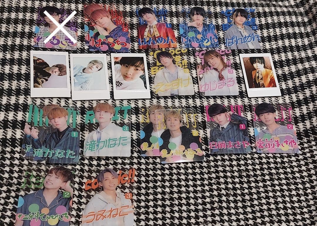 トレカ チェキ コースター 2L 缶バッジ めせもあ。 パンダドラゴン 他