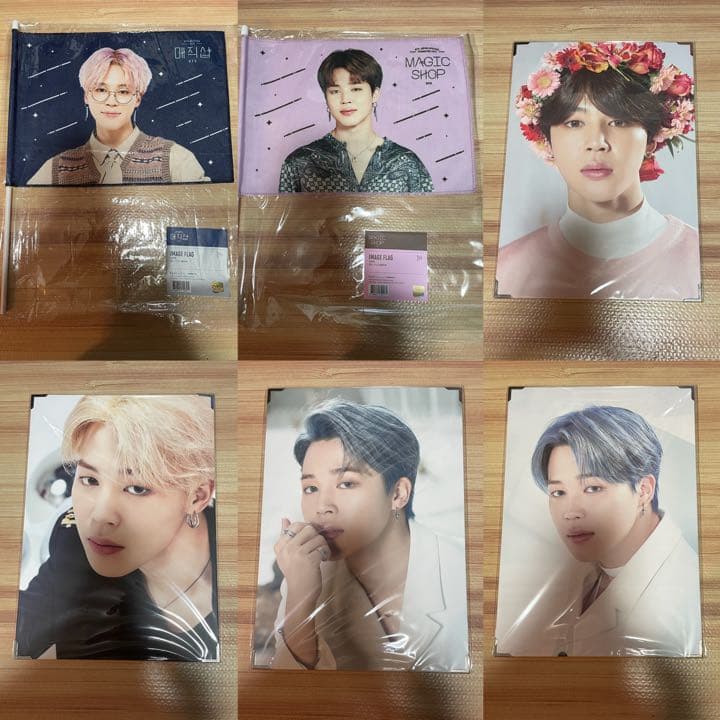 BTS ジミン うちわ フラッグ プレミアムフォト まとめ売り