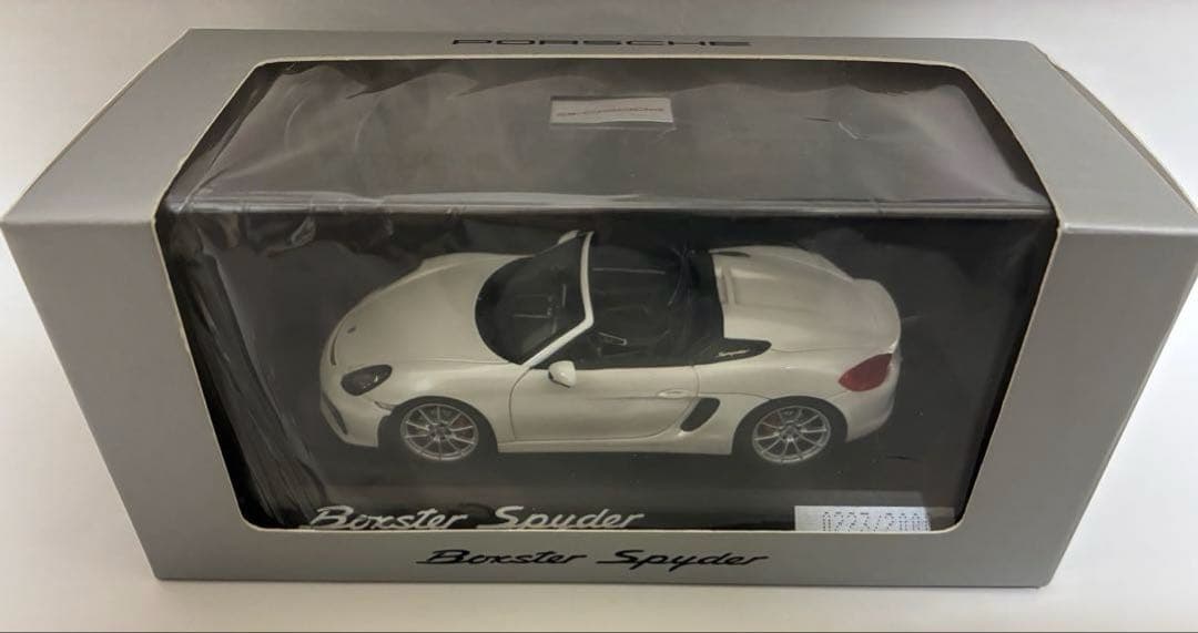ポルシェ ボクスター スパイダー ミニカー