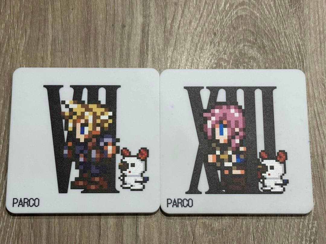 ファイナルファンタジー　35周年記念　PARCO コラボコースター　クラウドほか