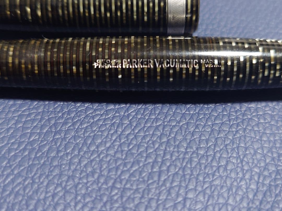 【ヴィンテージ万年筆】パーカー　バギュマチック　ブルーダイヤ