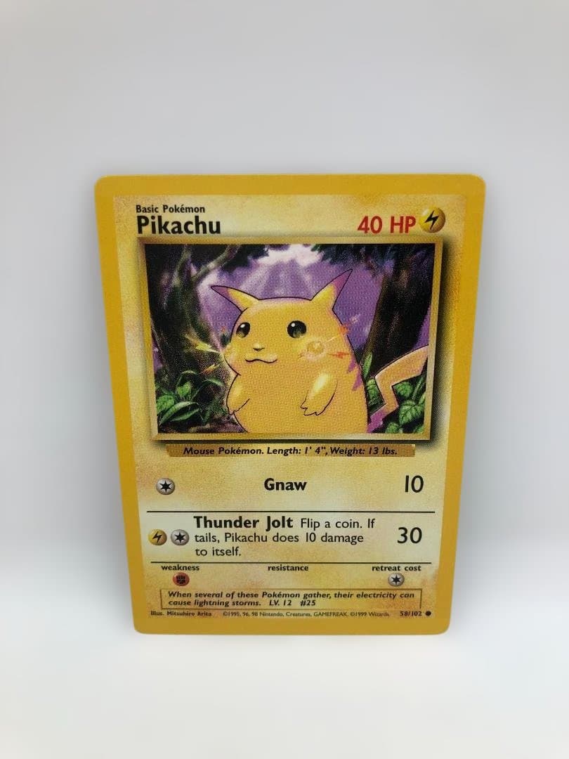 ピカチュウ　26枚　ポケモン　英語　Pikachu　イエローチーク　旧裏面　美品