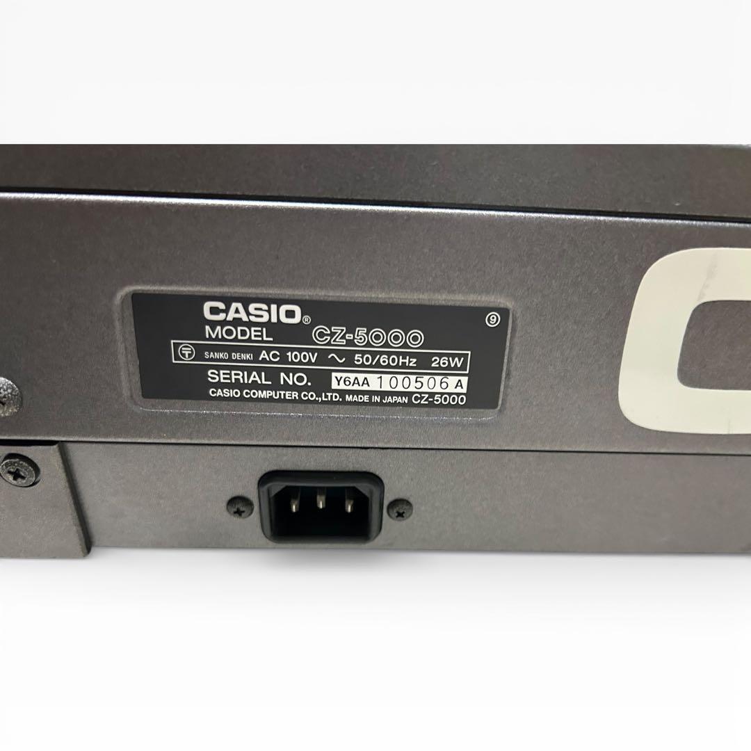CASIO CZ-5000 デジタルシンセサイザー 動作確認済 ビンテージ 名機