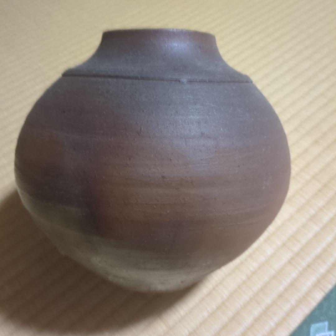 備前焼 花壺 在銘あり