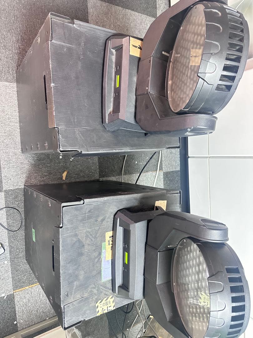 LEDパーライト 2台セット DMX対応 ムービング スポットライト 2台セット