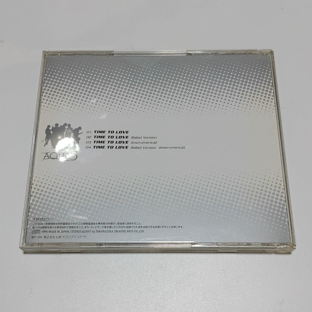 【宝塚歌劇団　AQUA５】CD     TIME   TO  LOVE