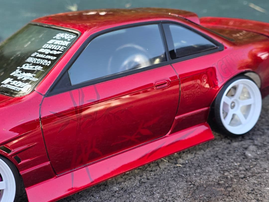 アディクション　S14シルビア　制作済み新品ラジコンホディ