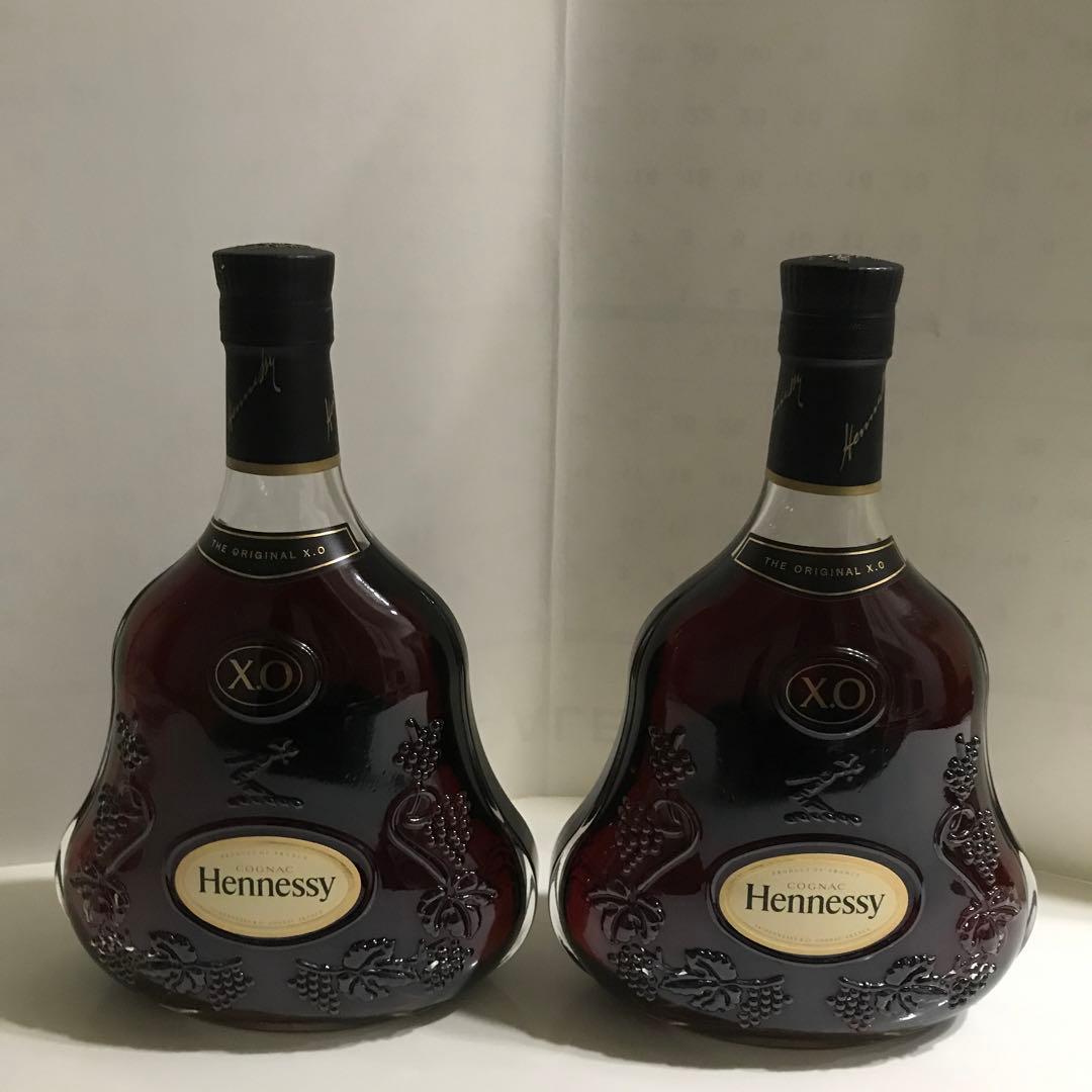 未開栓　モエヘネシーディアジオ社取扱　Hennessy xo 2本セット　古酒