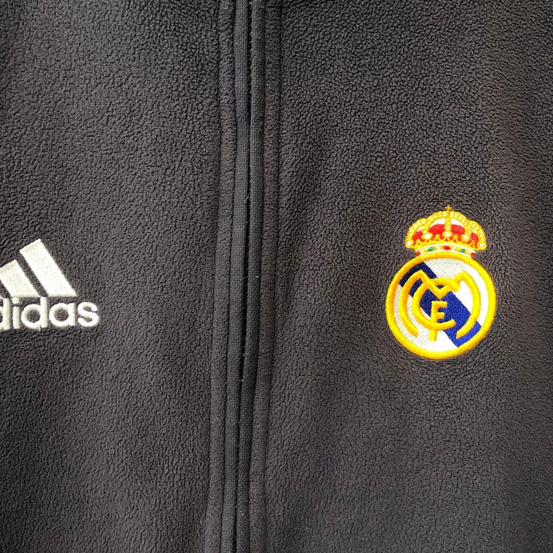 正規品　adidas Real Madrid フリースジャケット グレー
