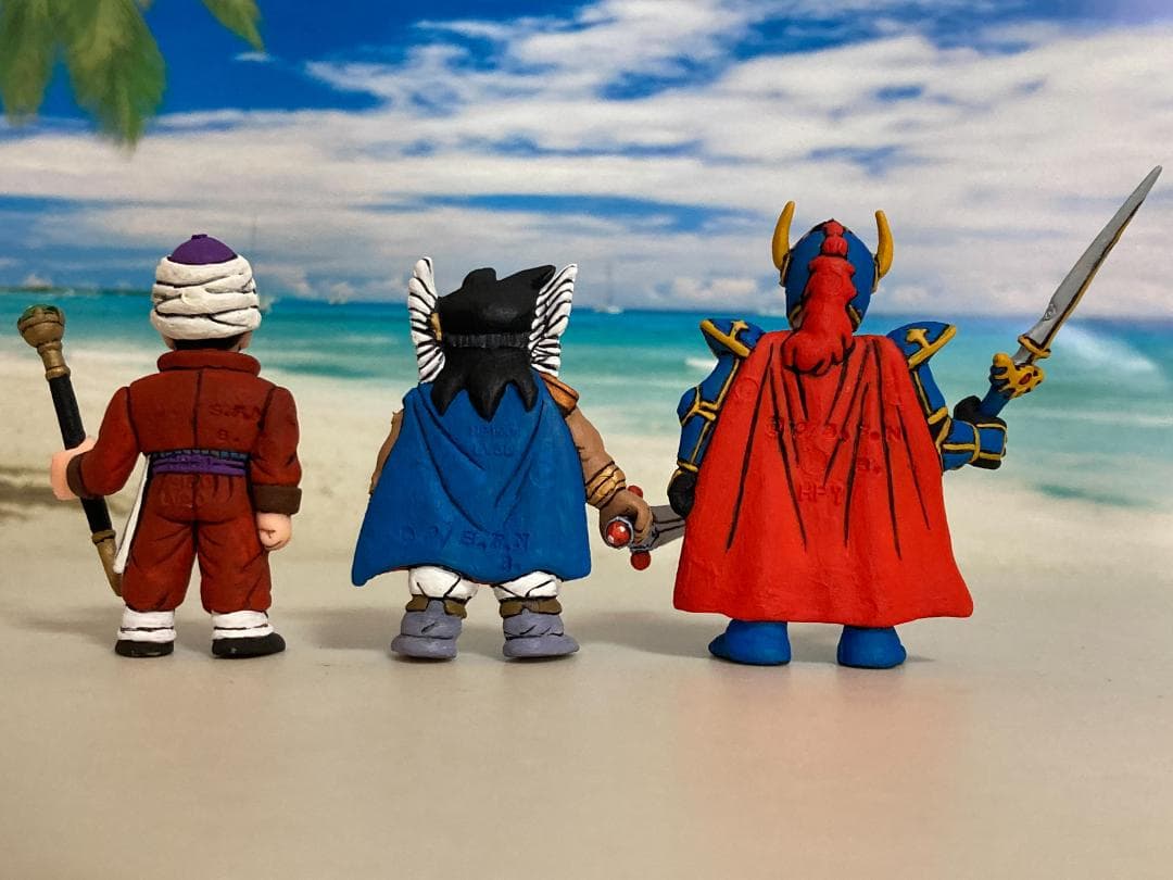 ドラゴンクエスト　アベル、ガブリエル、ヤナック　塗装消しゴム