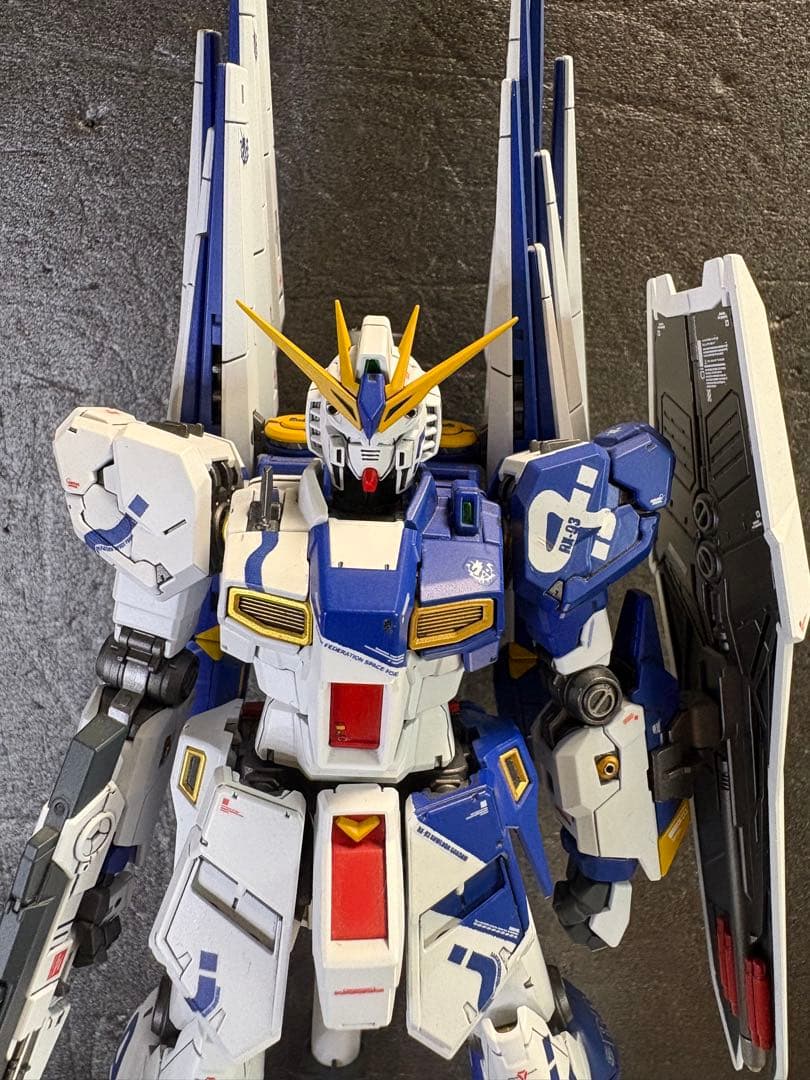 RG RX-93νガンダム 九龍版全塗装済完成品 クーロン九龍ガンダム