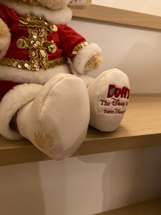 クリスマス限定ダッフィーぬいぐるみ
