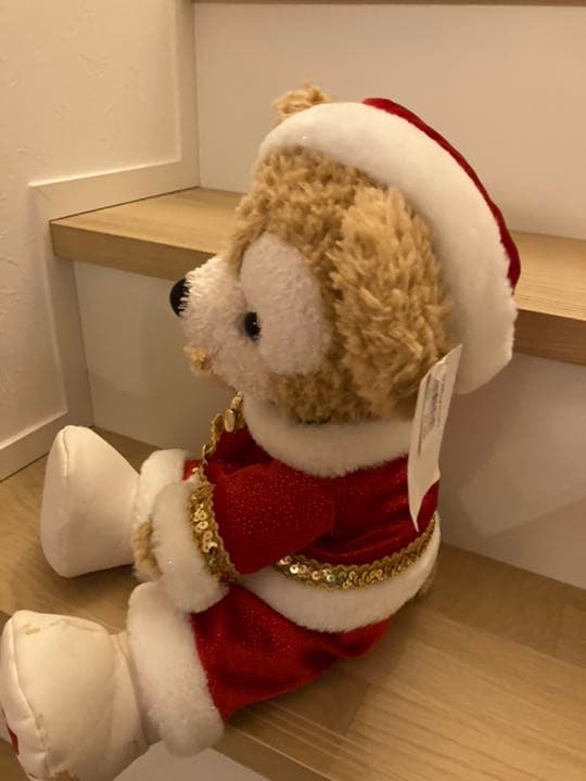 クリスマス限定ダッフィーぬいぐるみ