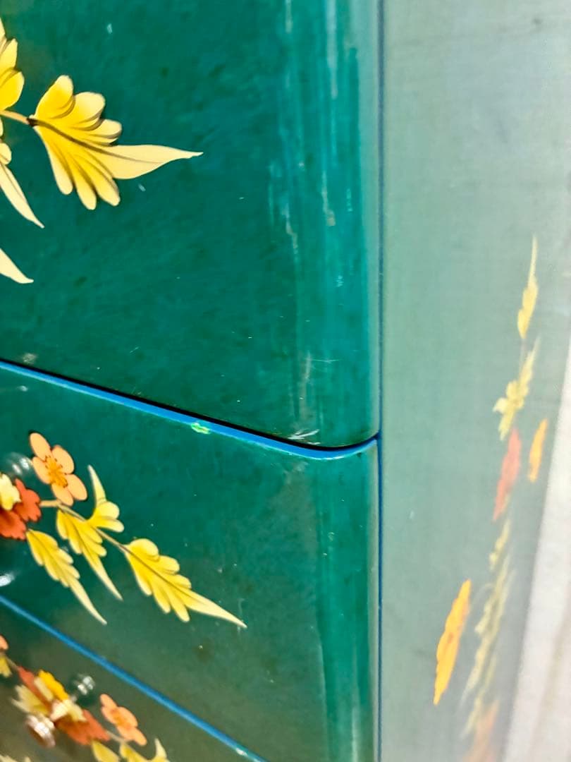 管455☆シノワズリ様式☆バイオリン☆6段チェスト