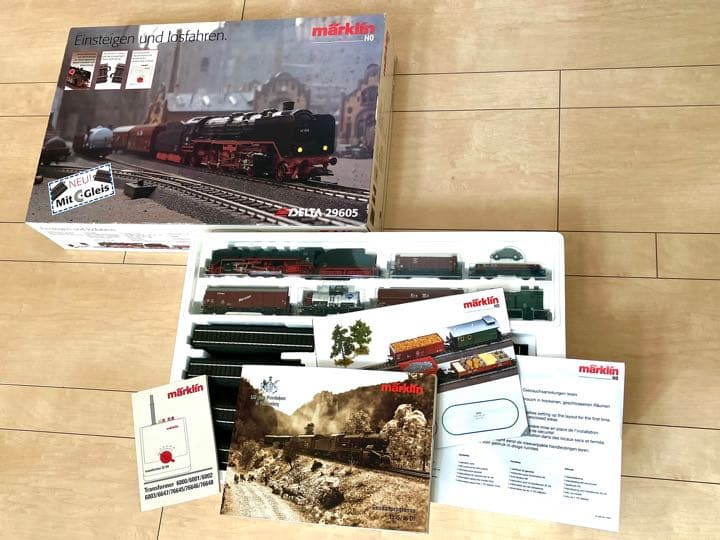 märklin / メルクリンの蒸気機関車セット(レール付)