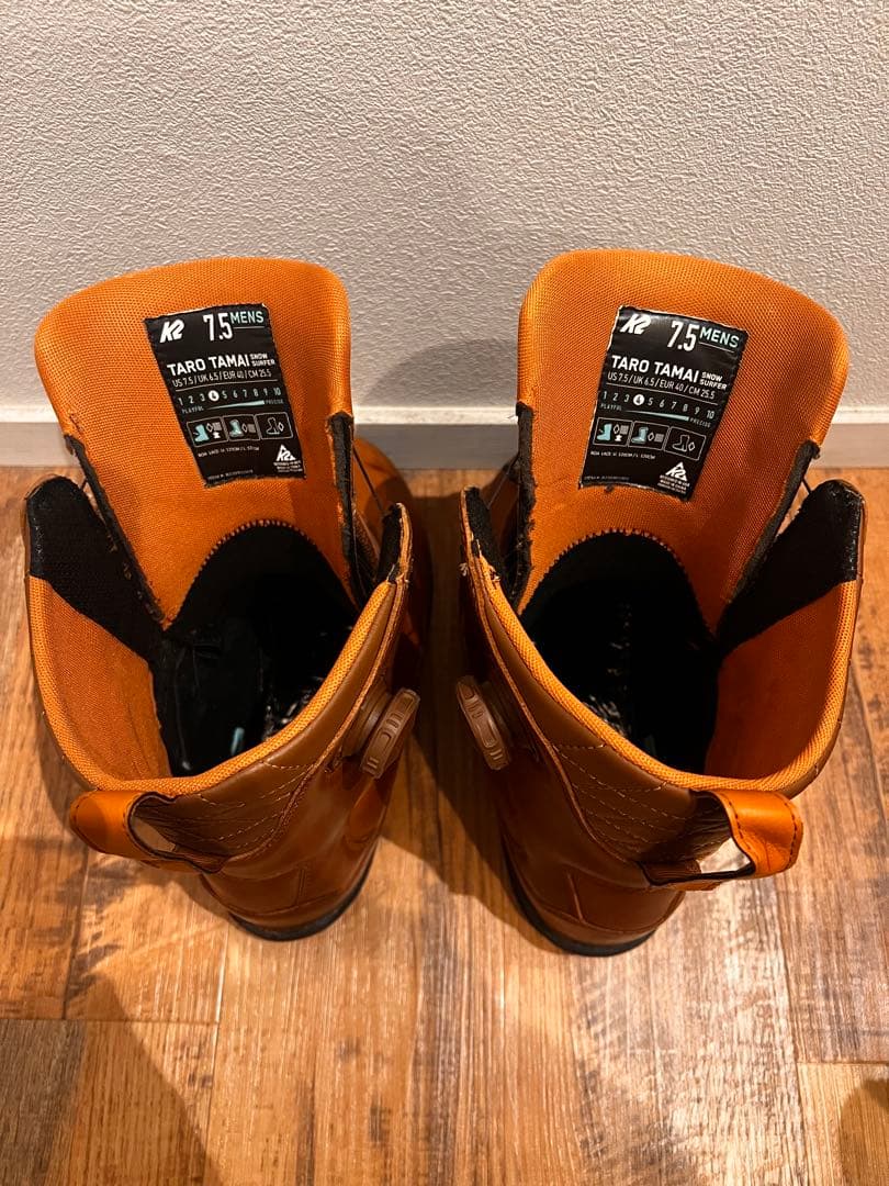 K2 TTブーツTaro Tamai srfer ゲンテン　25.5