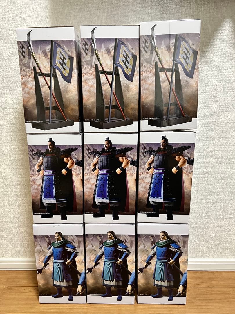 Grandista キングダム フィギュア王騎A,B & 騰 ３×3個セット