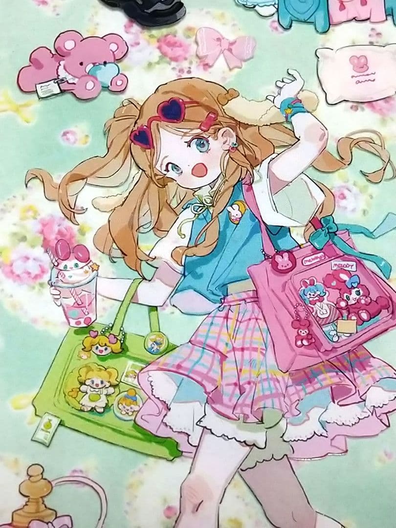 ✩のこり１✩J832＃玩偶派对(PET)普通小狗切り売り海外人物マステ女の子