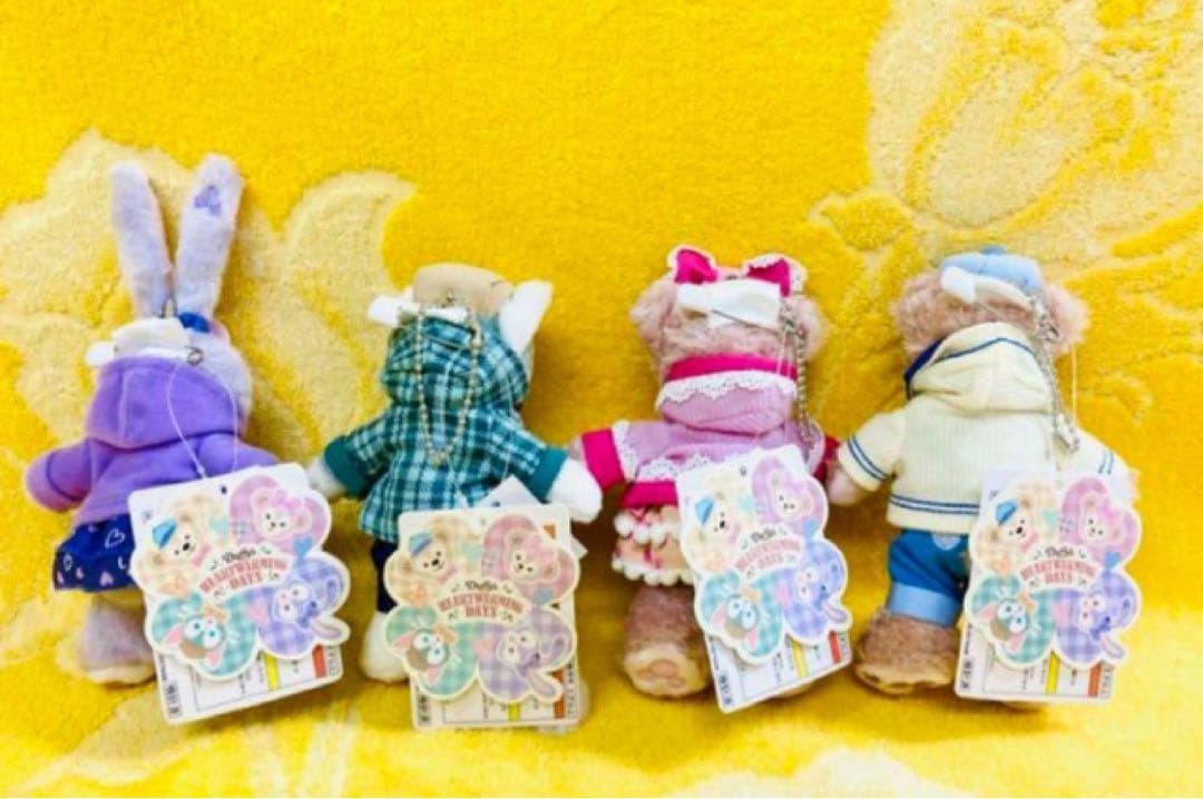 ♡TDCハートウォーミングディズ♡ぬいぐるみバッヂ♡2018年♡タグ値札付き♡