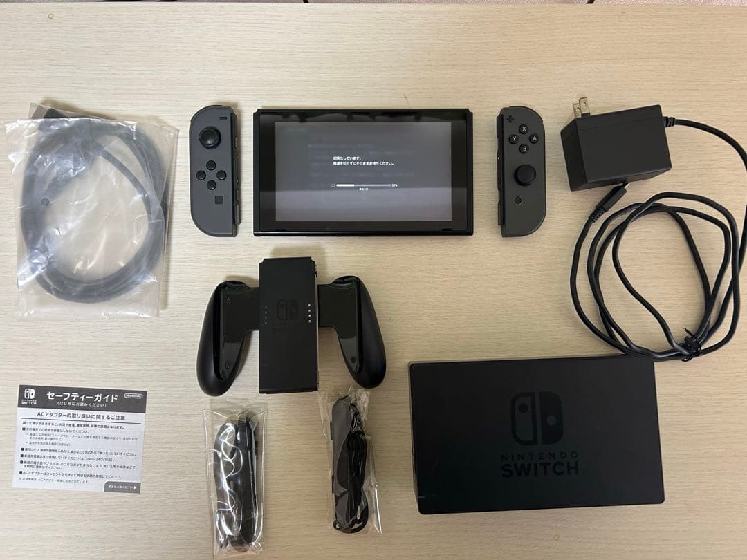 Nintendo Switch HAC-S-KAAAA グレー 本体 付属品完備