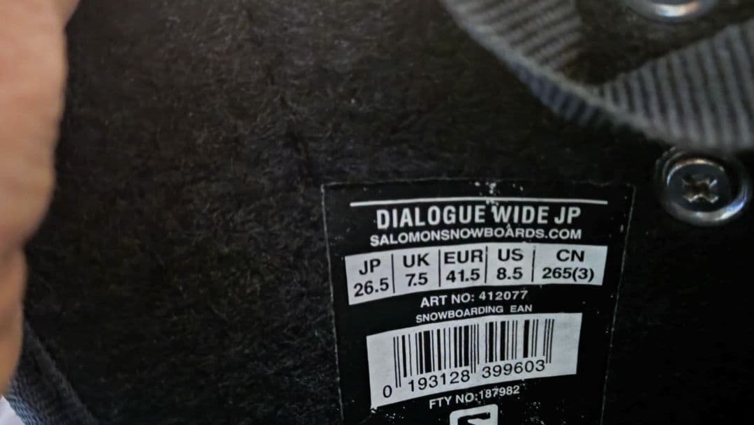 Salomon スノーボードブーツ ブラック