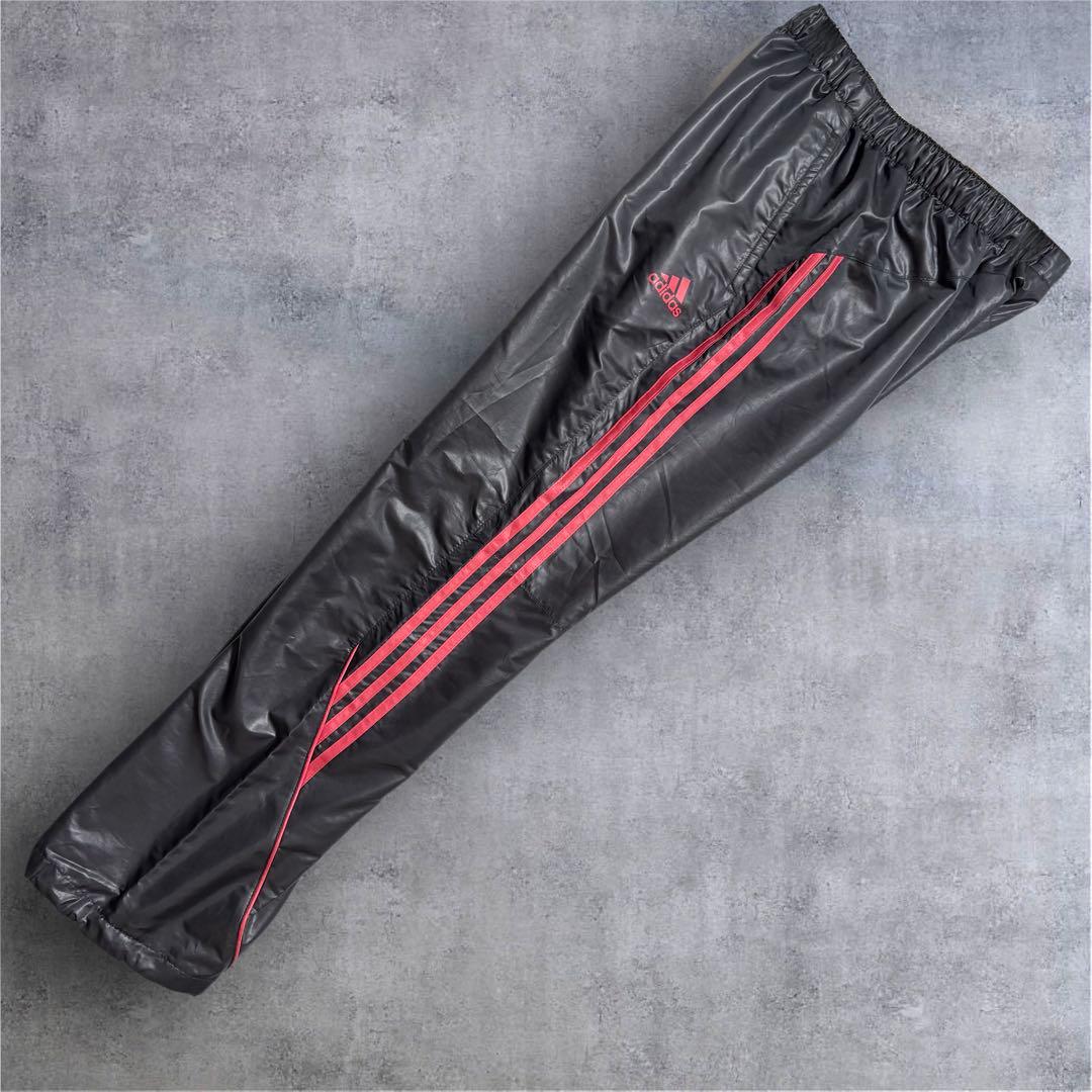 adidas CLIMA365 ダークグレー ナイロンセットアップ L Y2K