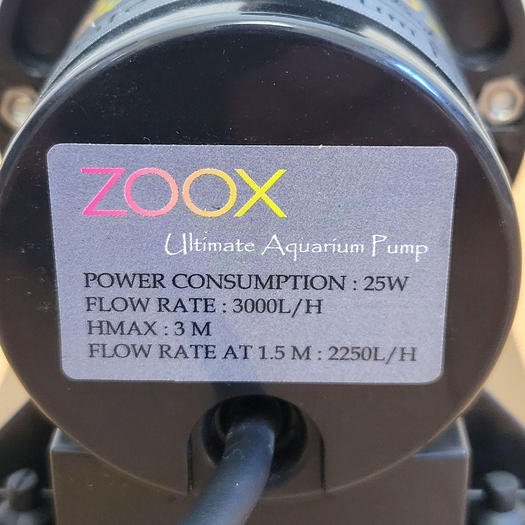 水槽未使用　オーバーフロー水槽　ポンプ　DC電源　ZOOX DC 3000