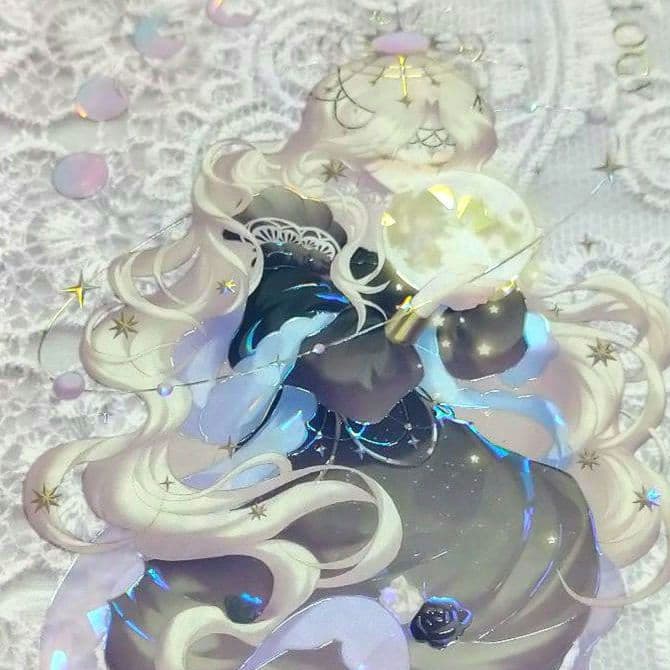 ✩のこり２✩J610＃星穹之影(贝壳光)Likey切り売り海外人物マステ女の子